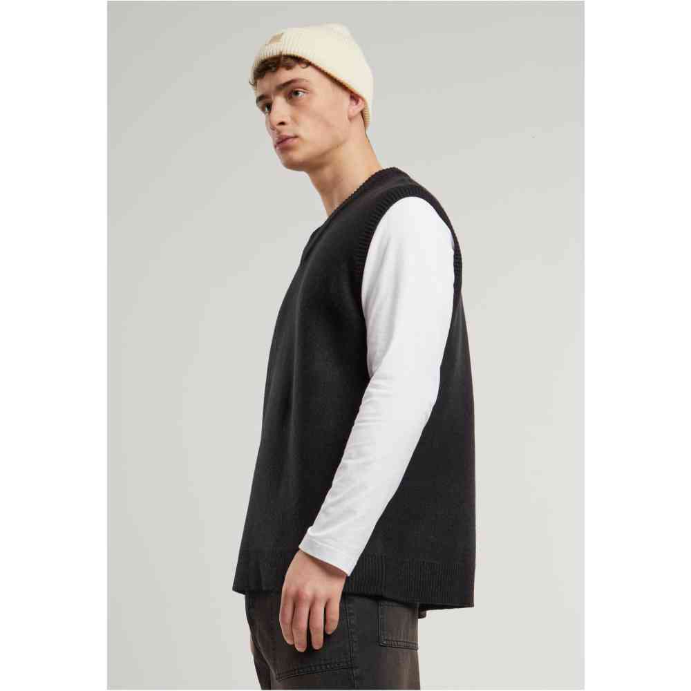 Urban Classics - Knitted Gilet - Noir